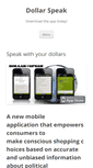 Mobile Screenshot of dollarspeak.com